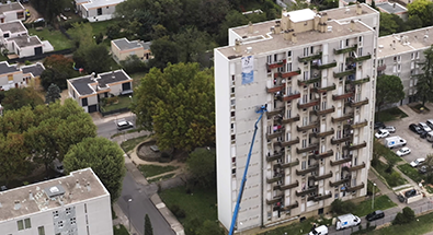 Rénovation : un conduit THERMINOX de 40 mètres de haut !